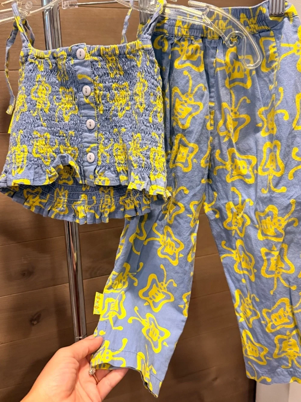 VINTAGE Rag Baby Pant and Tank set - Discontinued Brand - Hippie Child Size 4